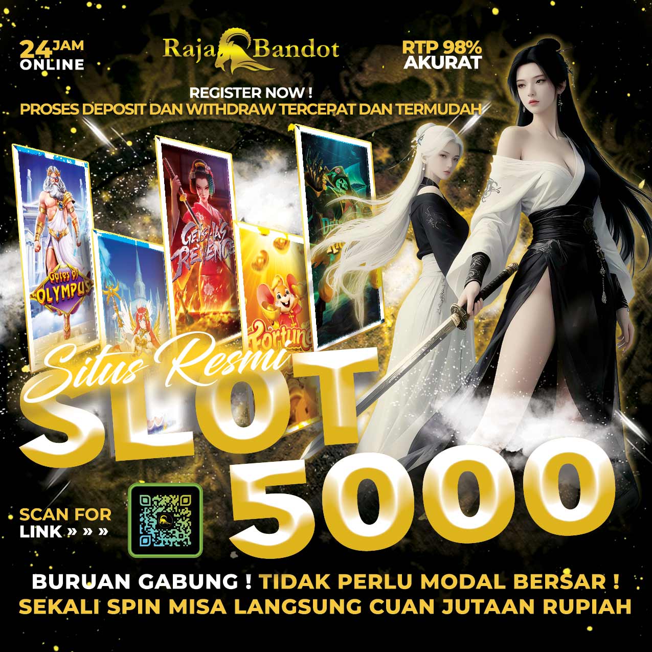 RAJABANDOT : Link Login Alternatif Situs Jackpot Gampang Maxwin Jaman Now!