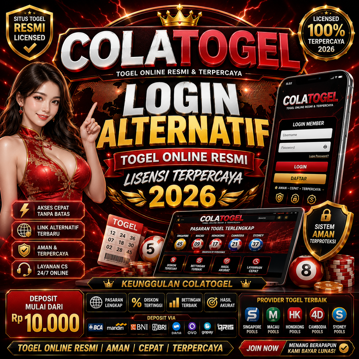 COLATOGEL - Login Alternatif Togel Online Resmi Lisensi Terpercaya 2026